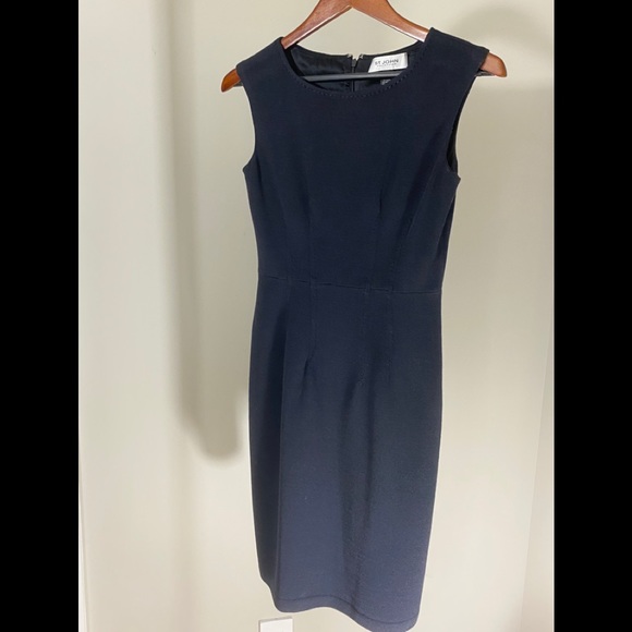 St John Collection black knit sheath - Picture 4 of 6